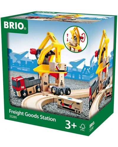 Set željezničke opreme Brio – Teretni kolodvor, 6 dijelova - 1