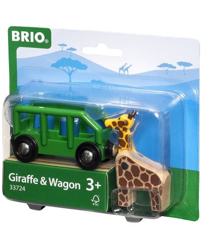 Željeznička oprema Brio – Vagon s žirafom - 1