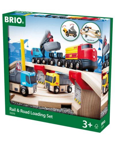 Set Brio – Vlak s tračnicama i opremama, Rail & Road Loading, 32 dijela - 1