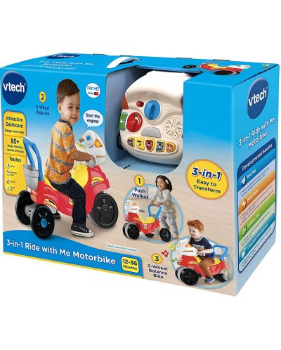 Motocikl za jahanje 3 u 1 Vtech - Sa svjetlima - 4