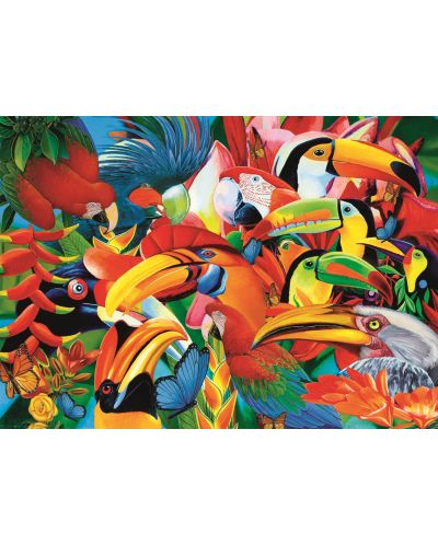 Puzzle Trefl od 500 dijelova - Šarene ptice, Graeme Stevenson - 2