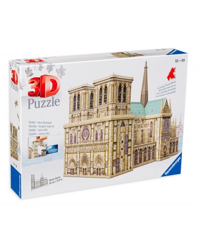 3D slagalica Ravensburger od 324 dijela - Katedrala Notre Dame - 1