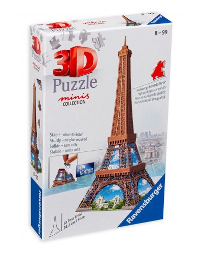 3D Slagalica Ravensburger od 54 dijela - Mini Eiffelov toranj - 1