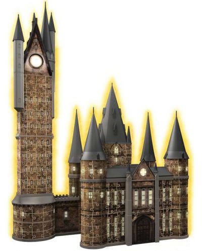 3D Slagalica Ravensburger od 540 dijelova - Harry Potter: Dvorac Hogwarts, Astronomski toranj - 2
