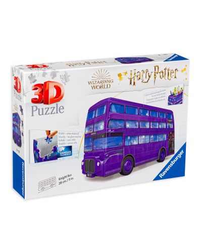 3D Slagalica Ravensburger od 216 dijelova - Autobus Harry Pottera - 1