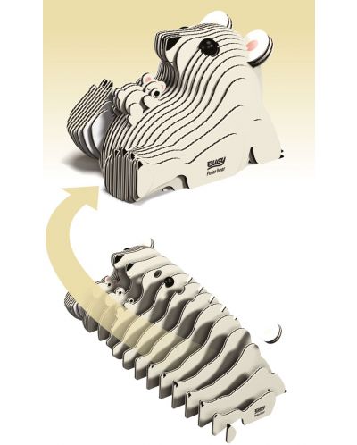 3D figura za montažu Еugy - Polarni medvjed - 5