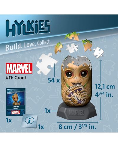 3D Slagalica Ravensburger od 54 dijela - Marvel: Groot - 3