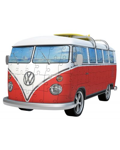 3D slagalica Ravensburger od 162 dijela- Retro bus Volkswagen T1 - 2