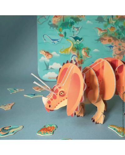 3D slagalica Janod - Triceratops - 7