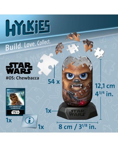 3D Slagalica Ravensburger od 54 dijela - Star Wars: Chewbacca - 3