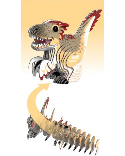 3D figura za montažu Еugy - Velociraptor - 5