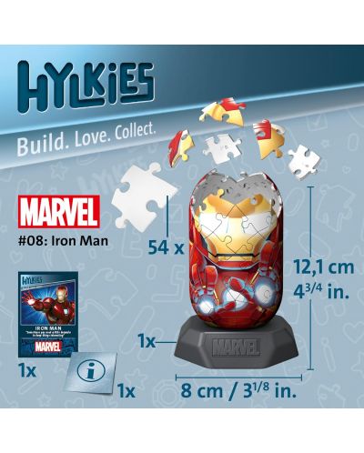 3D Slagalica Ravensburger od 54 dijela - Marvel: Iron Man - 3