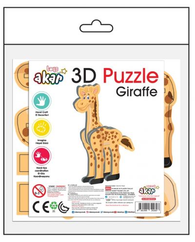3D Maketa Akar - Žirafa - 2