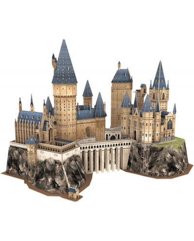 3D slagalica Spin Master od 197 dijelova - Dvorac Hogwarts - 1