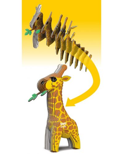 3D figura za montažu Еugy - Žirafa - 4