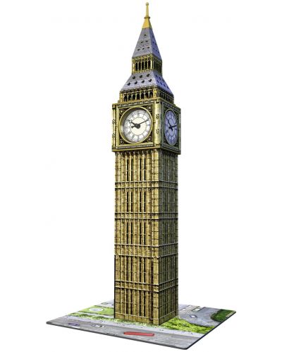 3D slagalica Ravensburger od 216 dijelova - Big Ben, sa satom - 2
