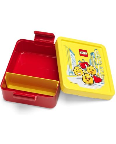 Kutija za hranu Lego - Iconic , crvena - 2