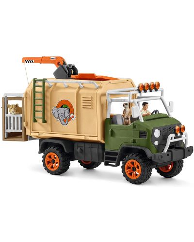 Set Schleich Wild Life – Spasilački kamion za životinje - 2