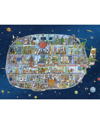 Puzzle Heye od 1500 dijelova - Svemirska letjelica, Mattias Adolfson - 2