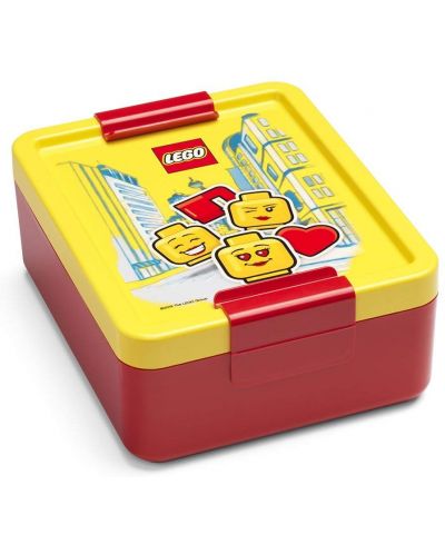 Kutija za hranu Lego - Iconic , crvena - 1
