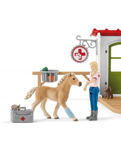 Set oprema Schleich Farm World – Veterinarska ambulant sa životinjama - 3