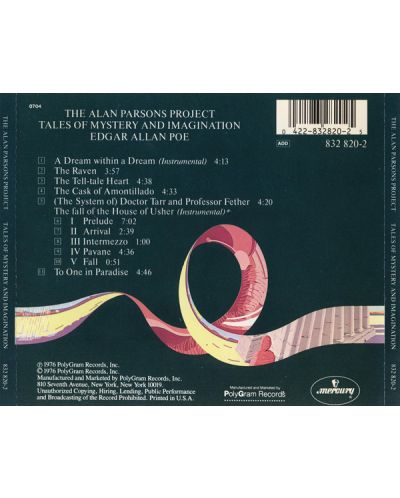The Alan Parsons Project - Tales Of Mystery And Imagination - (CD) - 2
