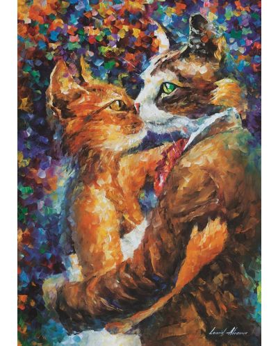 Puzzle Art Puzzle od 1000 dijelova - Ples zaljubljenih mačaka, Leonid Afremov - 2