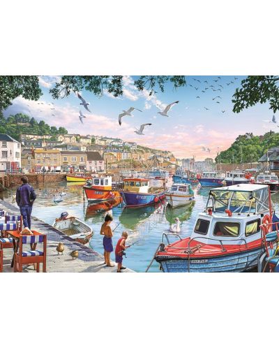 Puzzle Art Puzzle od 1000 dijelova - Mali ribar u luci, Arturo Zaragа - 2
