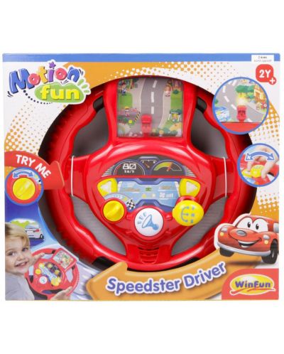Dječja glazbena igračka WinFun – Volan Speedster Driver - 1