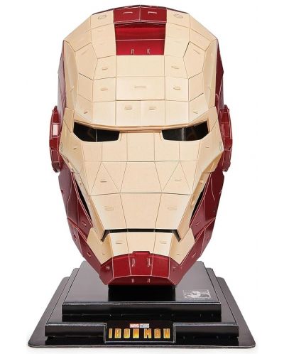 4D slagalica Spin Master od 96 dijelova - Marvel: Iron Man Helmet - 1