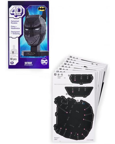 4D slagalica Spin Master od 90 dijelova - DC Comics: Batman Mask - 4