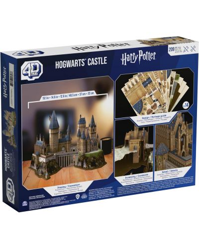 4D slagalica Spin Master od 209 dijelova - Dvorac Hogwarts - 3