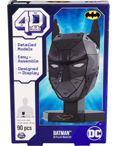 4D slagalica Spin Master od 90 dijelova - DC Comics: Batman Mask - 6