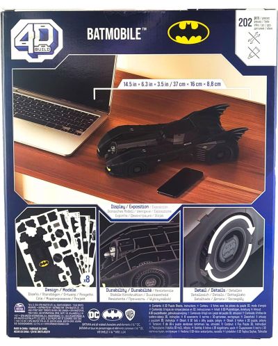4D slagalica Spin Master od 202 dijela - DC Comics: Retro Batmobile - 5