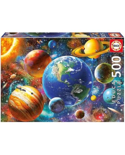 Puzzle Educa od 500 dijelova - Sunčev sustav - 1