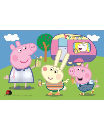 Mini slagalica Trefl od 54 dijela - Peppa Pig's Happy Day, asortiman - 4