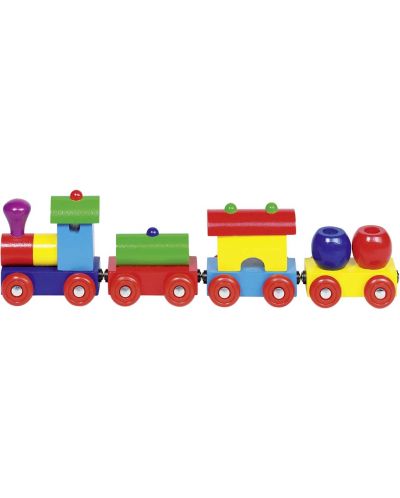 Drvena igračka Goki – Vlak s magnetskom vezom, Peru - 1