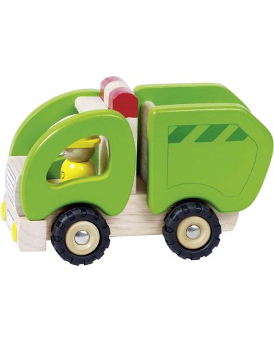 Drvena igračka Goki – Kamion za odvoz smeća  - 1