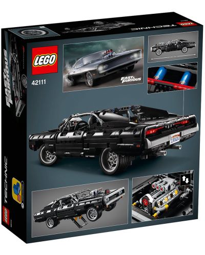 Konstruktor Lego Technic Fast and Furious - Dodge Charger (42111) - 2