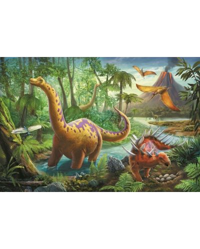 Puzzle Trefl od  60 dijelova - Dinosauri koji migriraju - 2