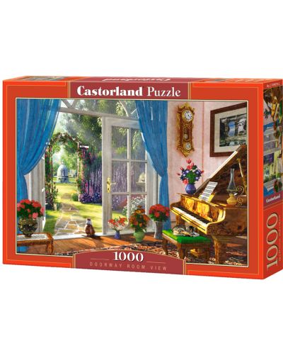 Puzzle Castorland od 1000 dijelova - Pogled na sobu s vratima, Dominic Davison - 1