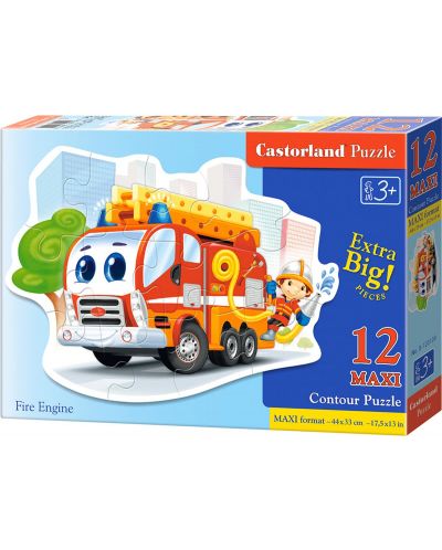Puzzle Castorland od 12 XXL dijela - Vatrogasni kamion - 1