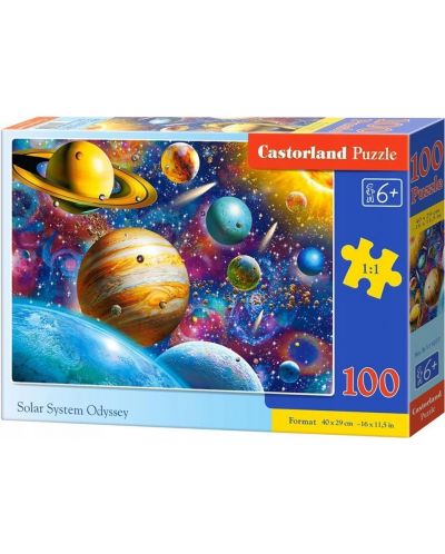 Slagalica Castorland od 100 dijelova - Odiseja Sunčevog sustava - 1