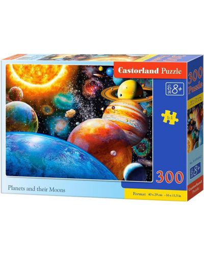 Slagalica Castorland od 300 dijelova - Planeti i njihovi mjeseci - 1