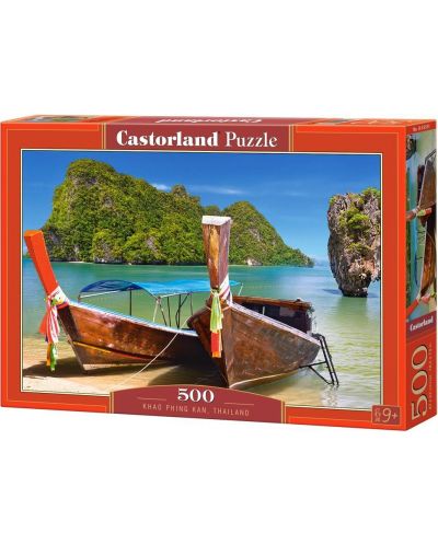 Puzzle Castorland od 500 dijelova - Khao Phing Kan, Tajland - 1