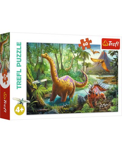 Puzzle Trefl od  60 dijelova - Dinosauri koji migriraju - 1