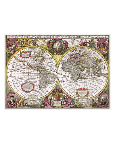 Puzzle Trefl od 2000 dijelova - Karta Zemlje - 2