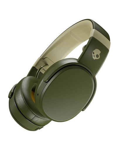 Slušalice s mikrofonom Skullcandy - Crusher Wireless, moss/olive/yellow - 1