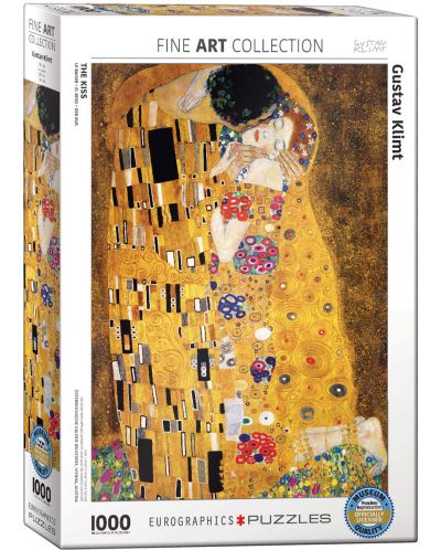 Puzzle Eurographics od 1000 dijelova – Poljubac, Gustav Klimt - 1