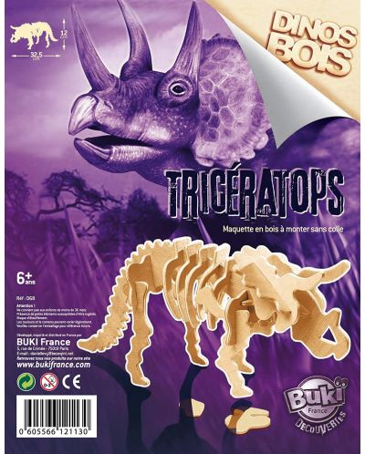 3D slagalica Buki Dinosaurs – Dinosaur, asortiman - 5